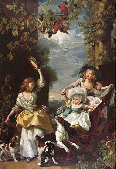 John Singleton Copley The Three Youngest Daughters of King George III